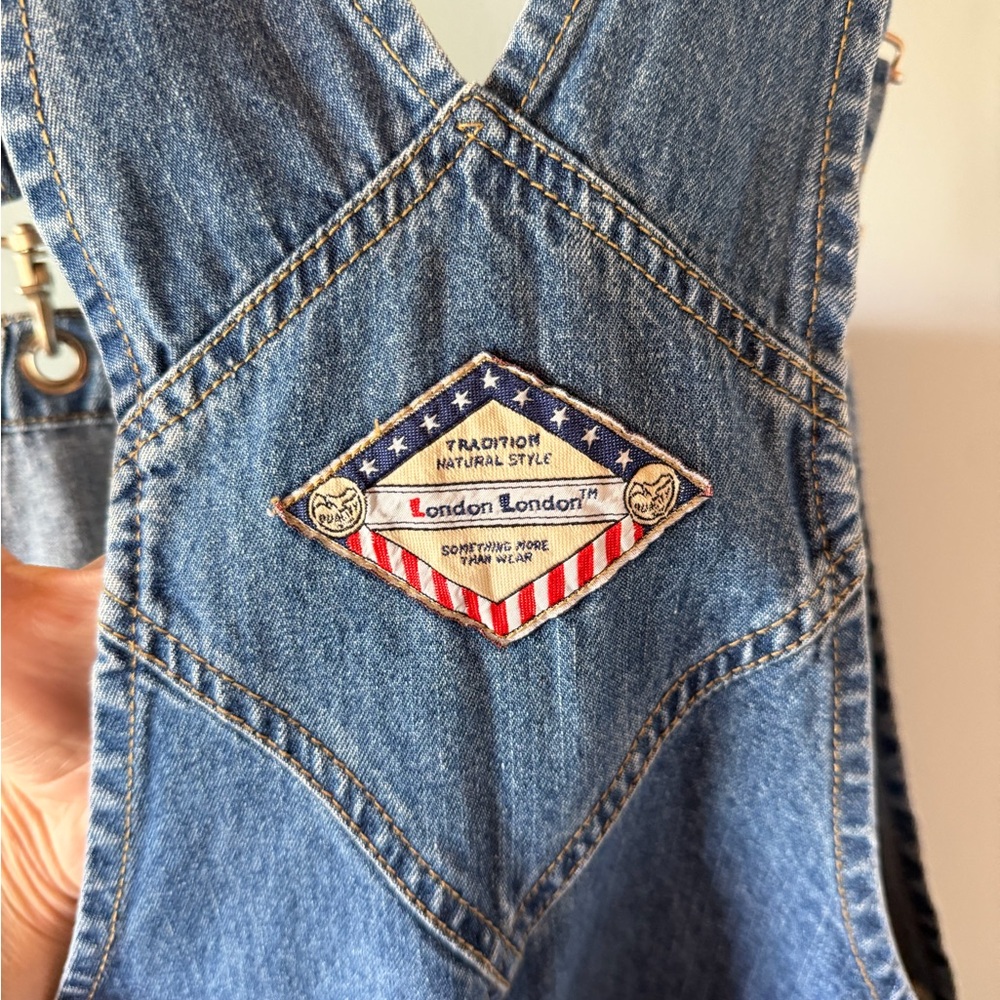 Casual Blue Denim Overalls - Picture 3 of 4